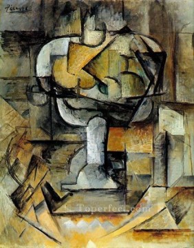 The fruit bowl 1920 cubism Pablo Picasso Oil Paintings